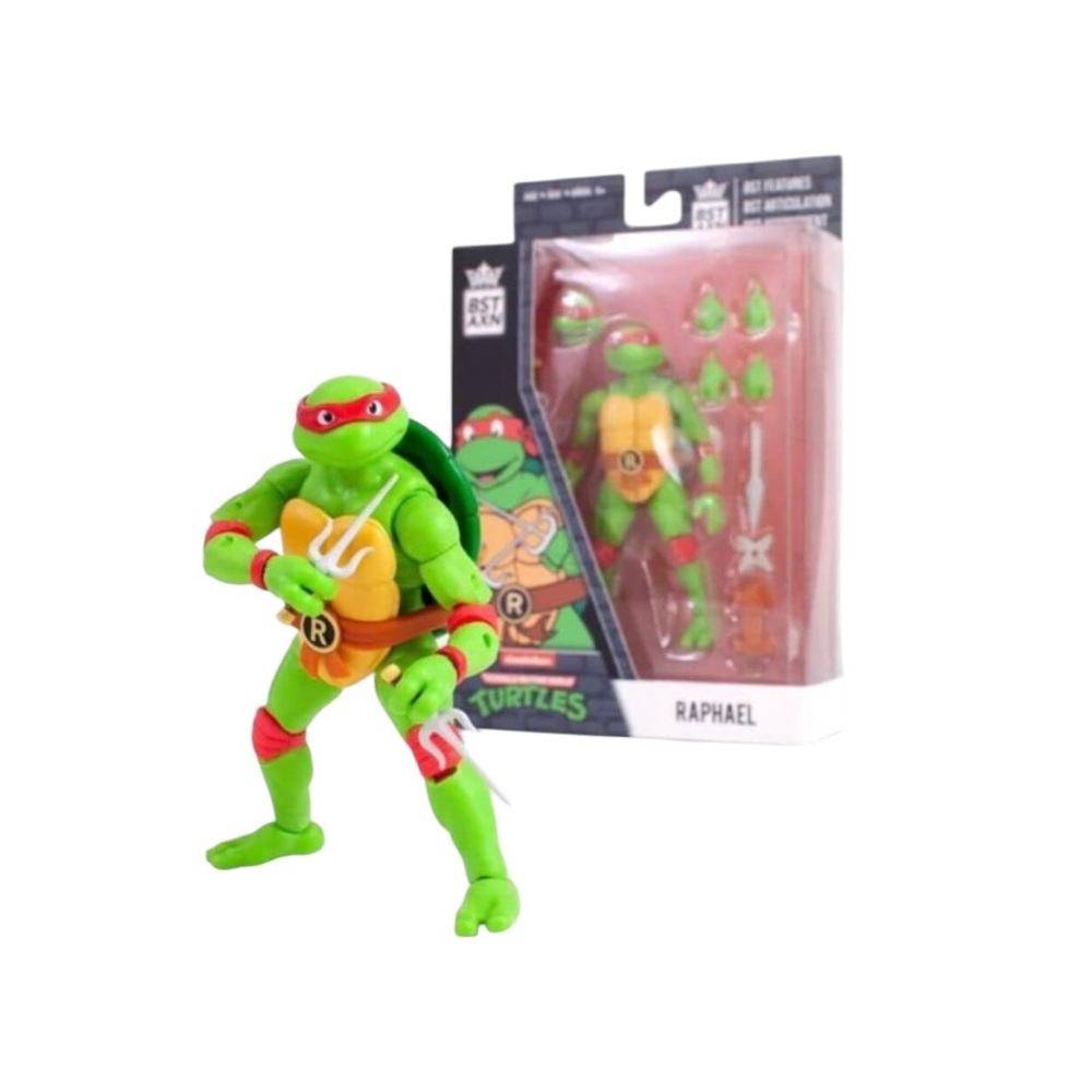 NEW BST AXN Teenage Mutant Ninja Turtles Raphael 5 Action Figure